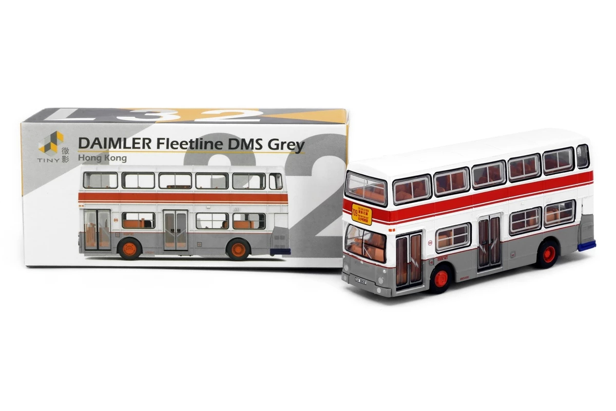 Tiny 城市 L32 合金車仔 - 丹拿珍寶DMS (灰)
