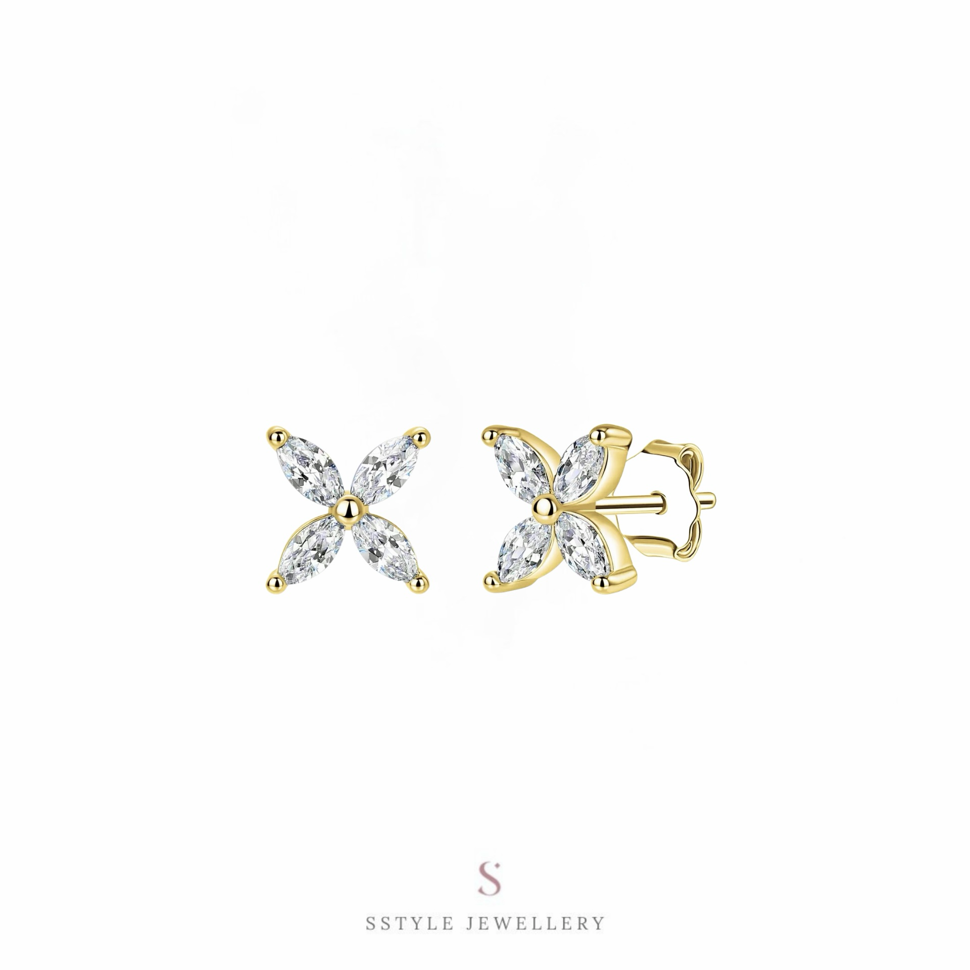 Layna Moissanite Earring