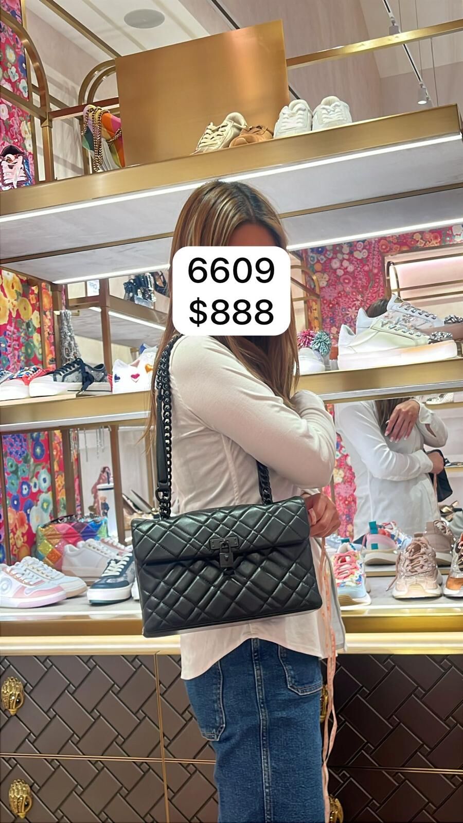 【預購】Kurt Geiger H051389 黑色長方形單肩包