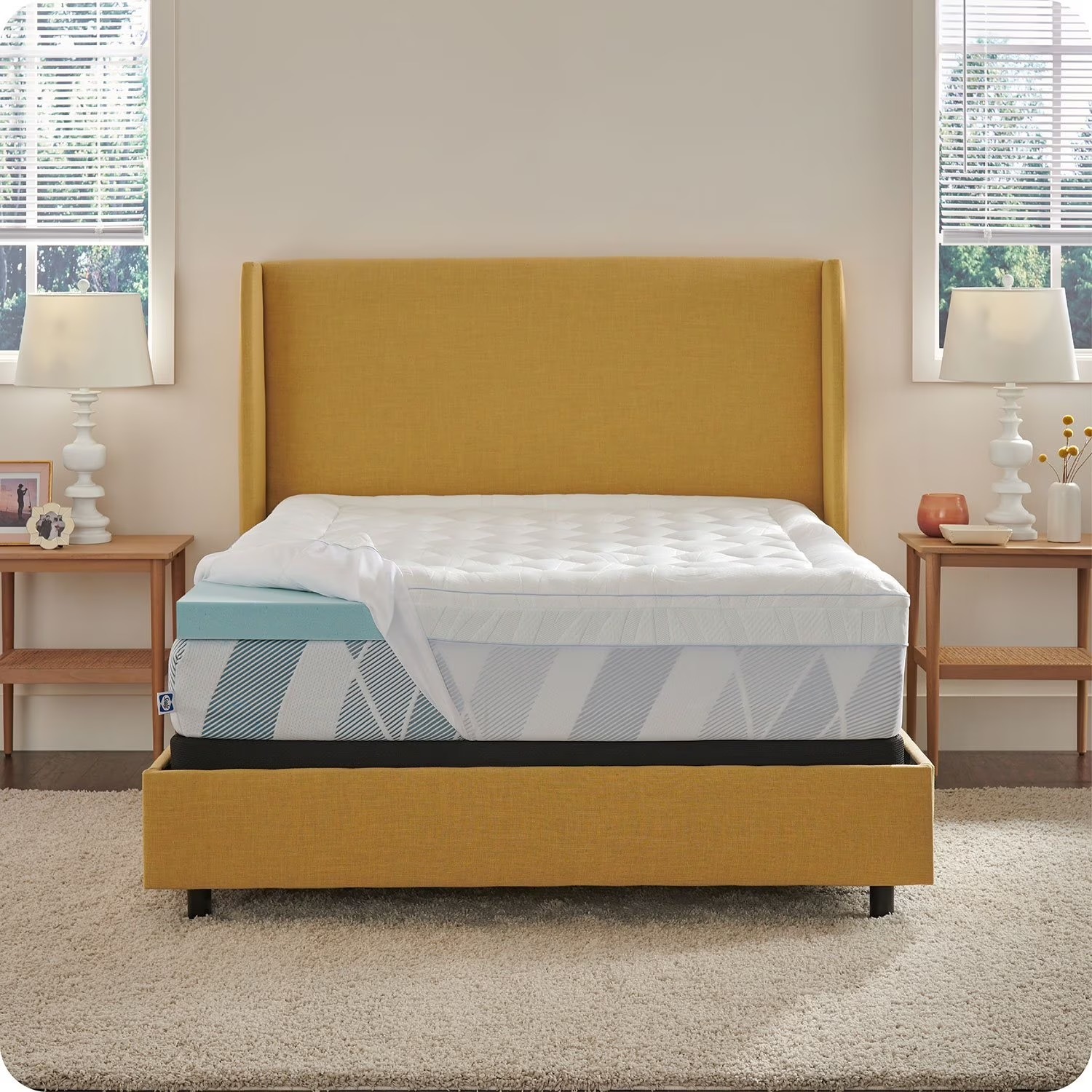 【預購】Sealy Dreamlife H0513100 3吋凝膠記憶棉床墊墊層+絎縫罩
