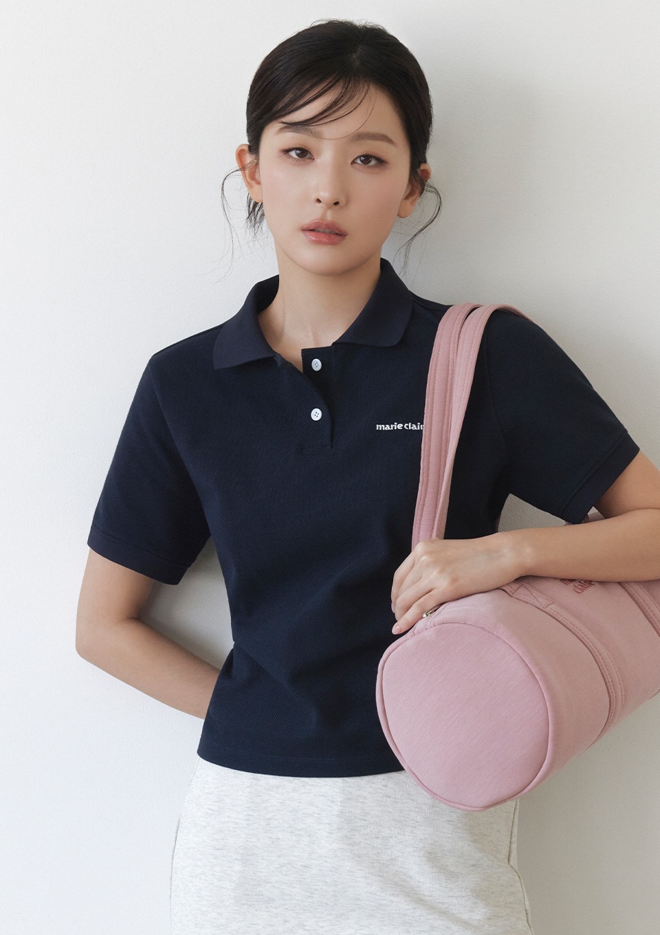 Marie Claire｜Origin Logo Pique Polo-T (3colors)
