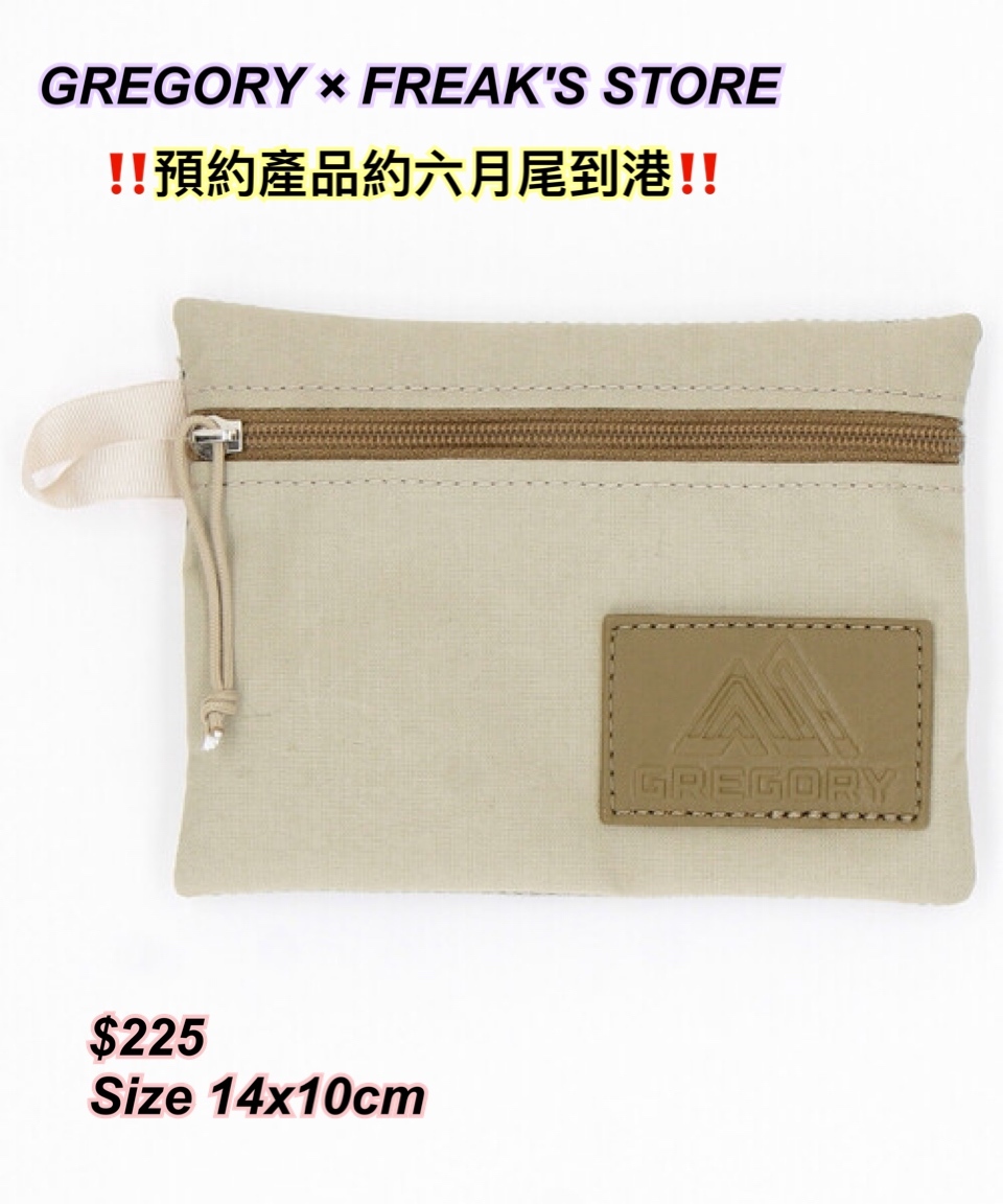 260514 Gregory x Freak’s Store mini zip pouch/2 色