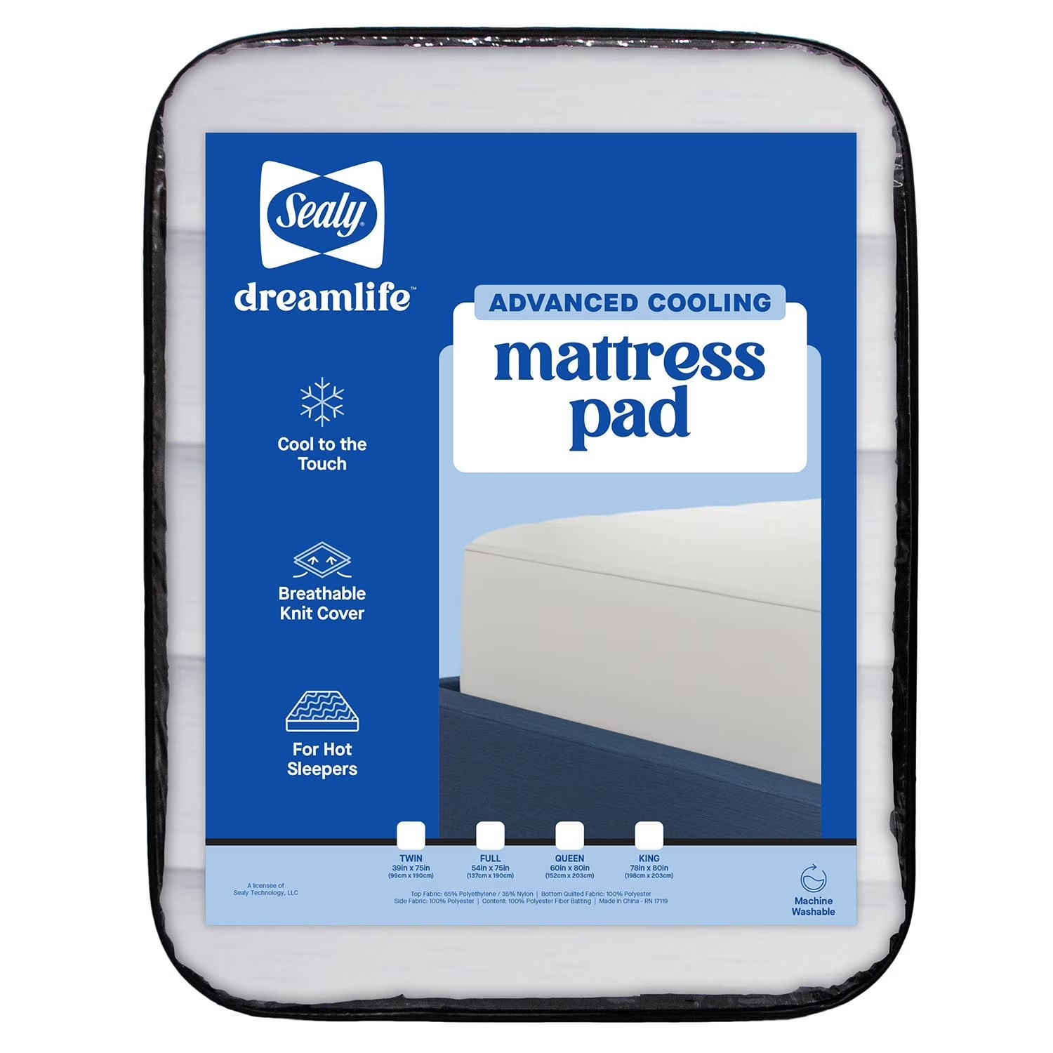 【預購】Sealy Dreamlife H0513108 Cooling Mattress Pad