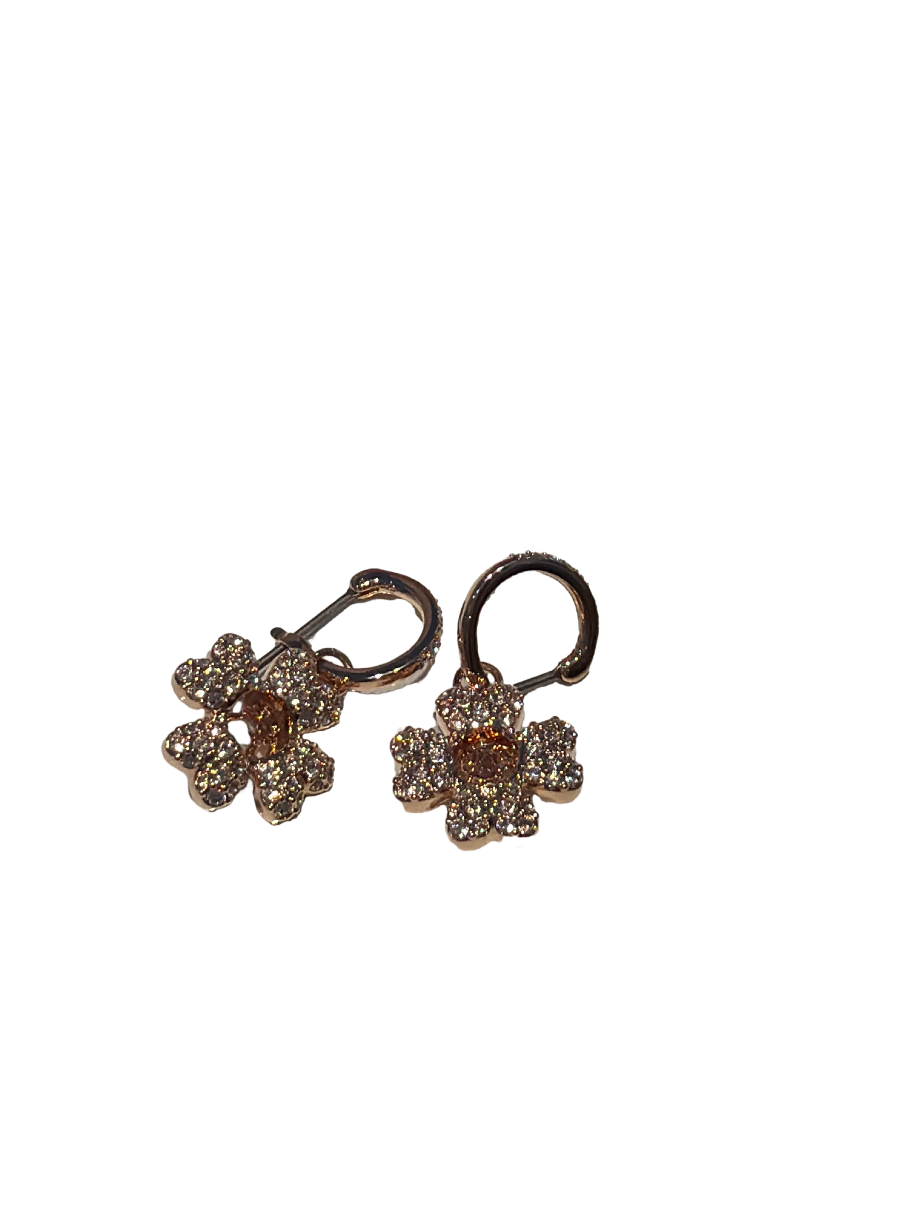 【Swarovski Outlet】Swarovski Pe Mn Hoop Cz Clover Silk  金