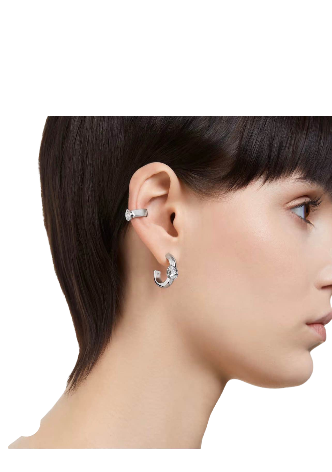 【Swarovski Outlet】Swarovski PE (#3) WHI/RHS  銀