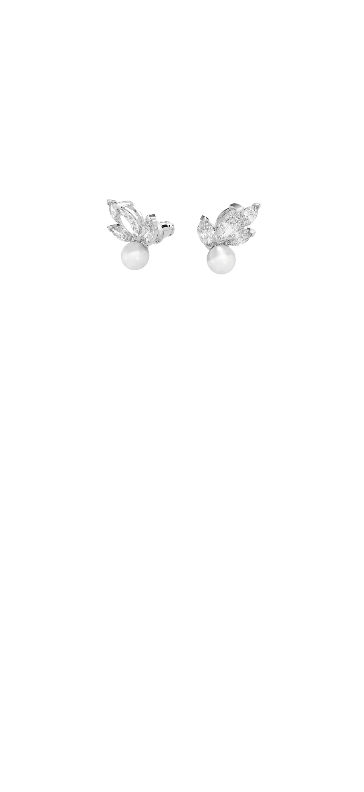 【Swarovski Outlet】Swarovski Pe Stud Czwh/Cry/Rhs  銀