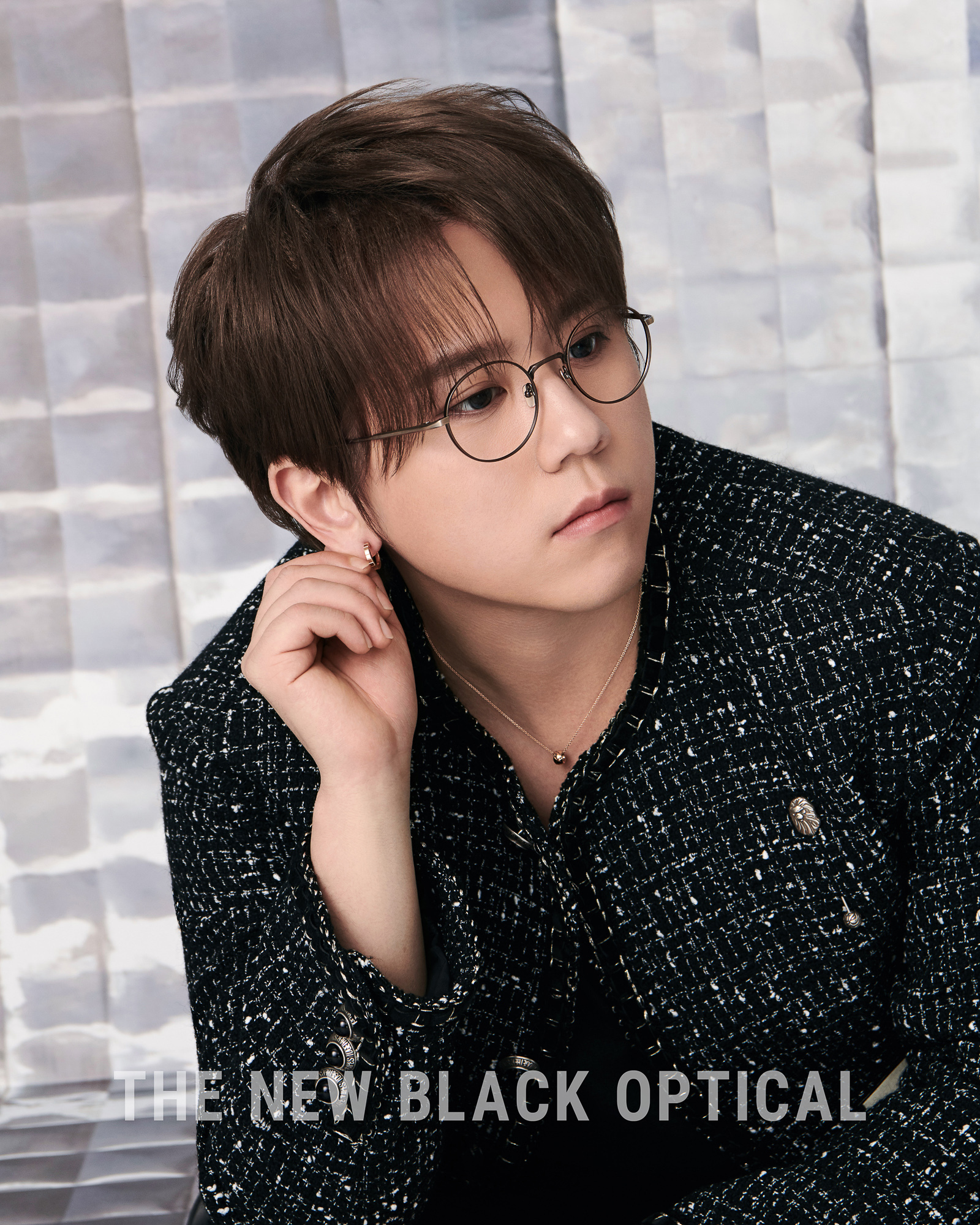 Masunaga x The New Black Optical Wright - Brown/ATG