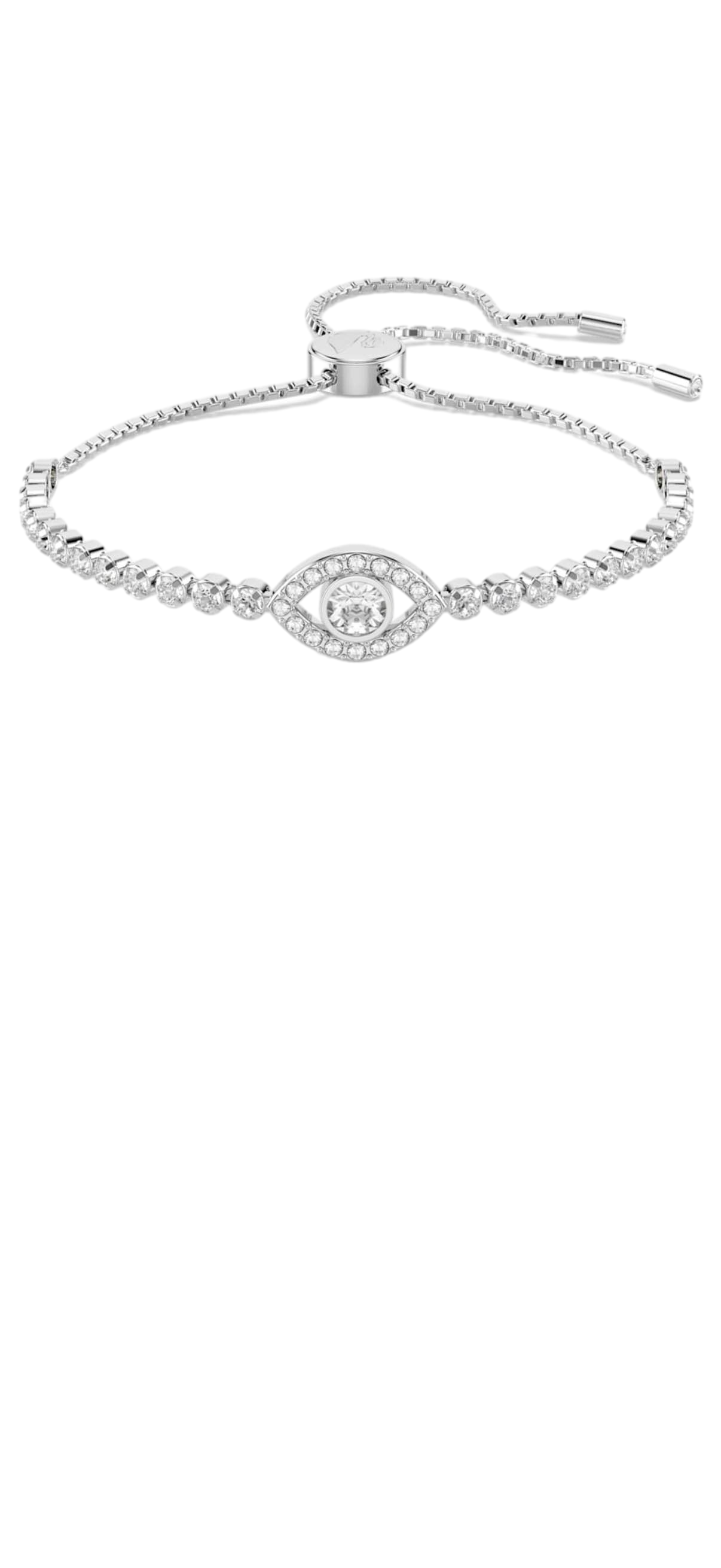 【Swarovski Outlet】Swarovski Bracelet Evil Eye Czwh/Cry/R  銀