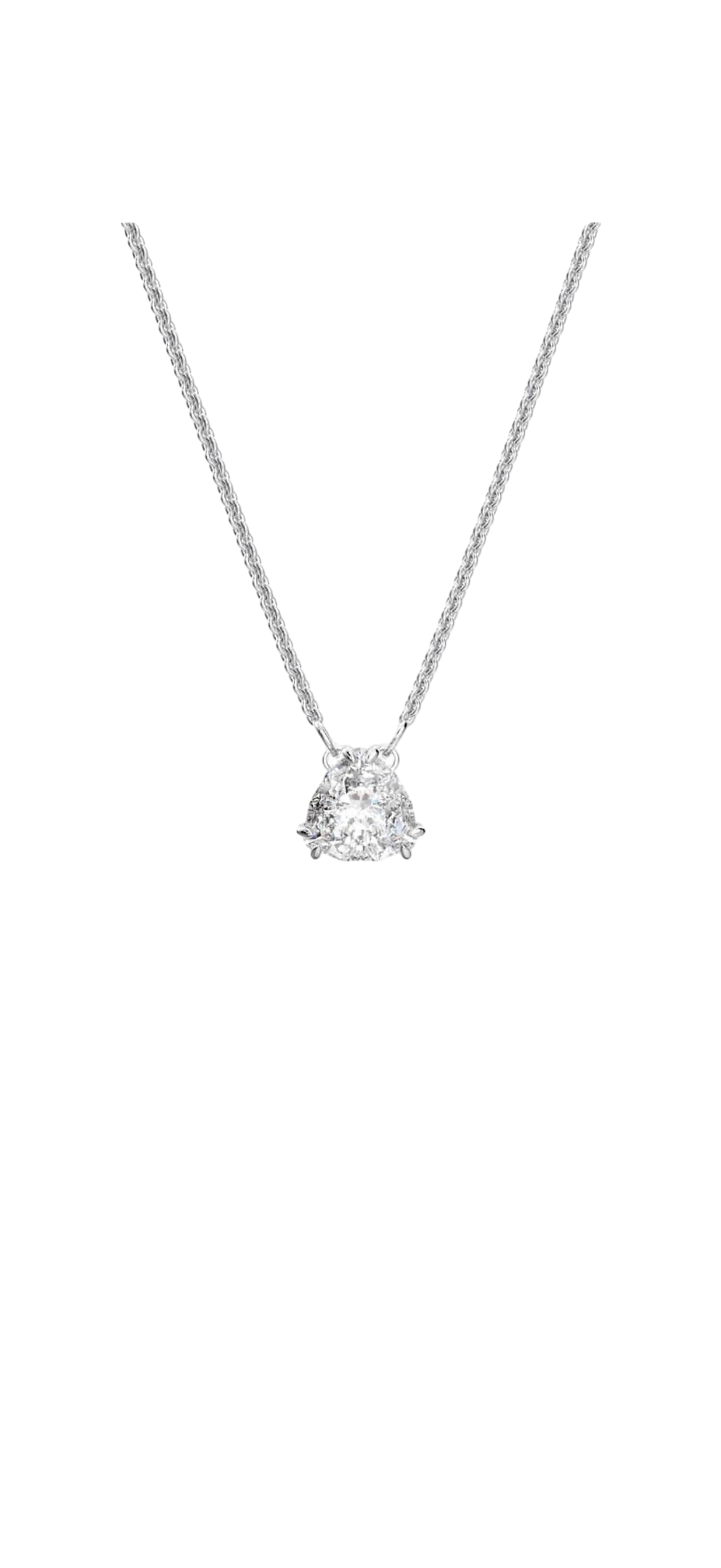 【Swarovski Outlet】Swarovski Pend Tri White/Rhs  銀