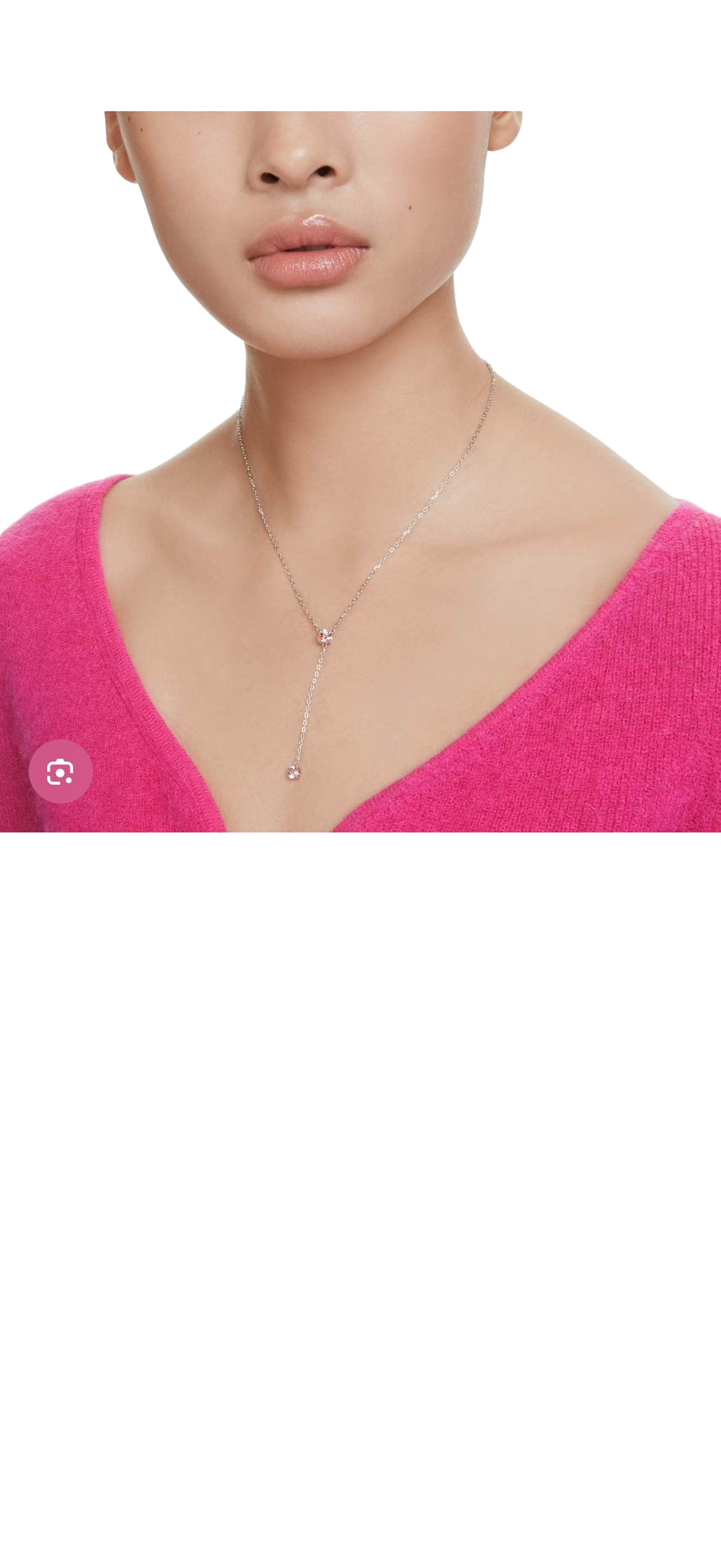 【Swarovski Outlet】Necklace Mfp Rose/Rhs  銀