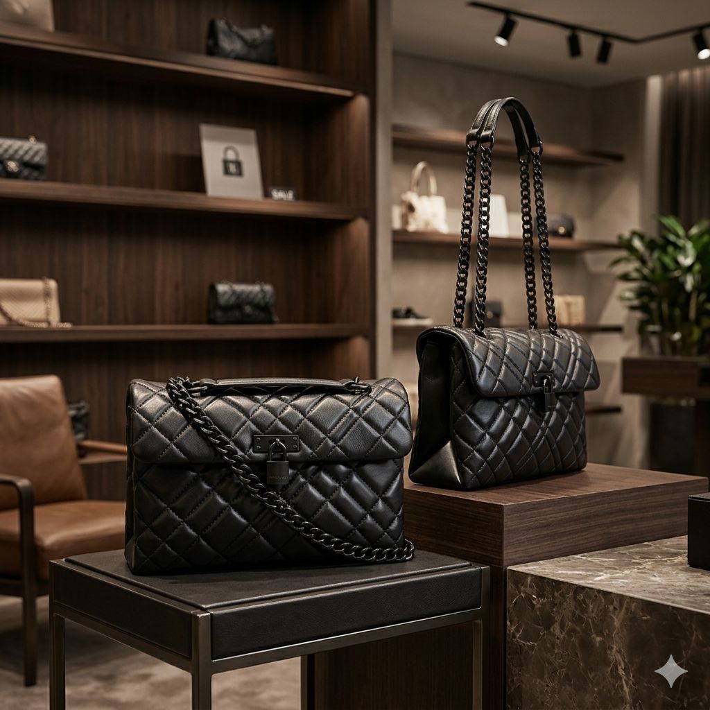【現貨】Kurt Geiger H051389 黑色中號Brixton Lock單肩包