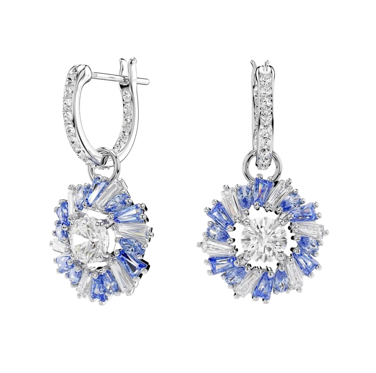 【Swarovski Outlet】Pe Mn Hoop Blu/Rhs  藍