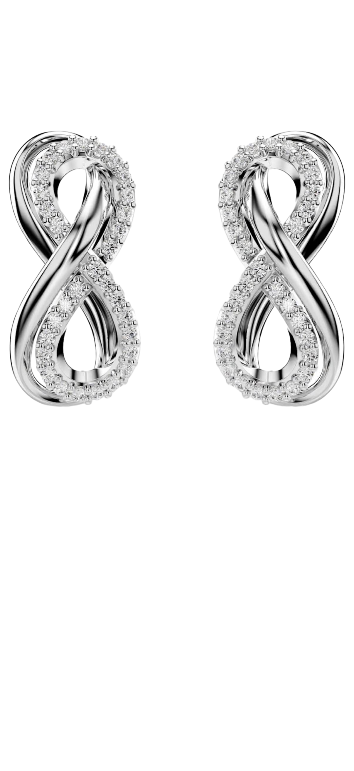 【Swarovski Outlet】Swarovski Pe Fig Pave White/Rhs  銀
