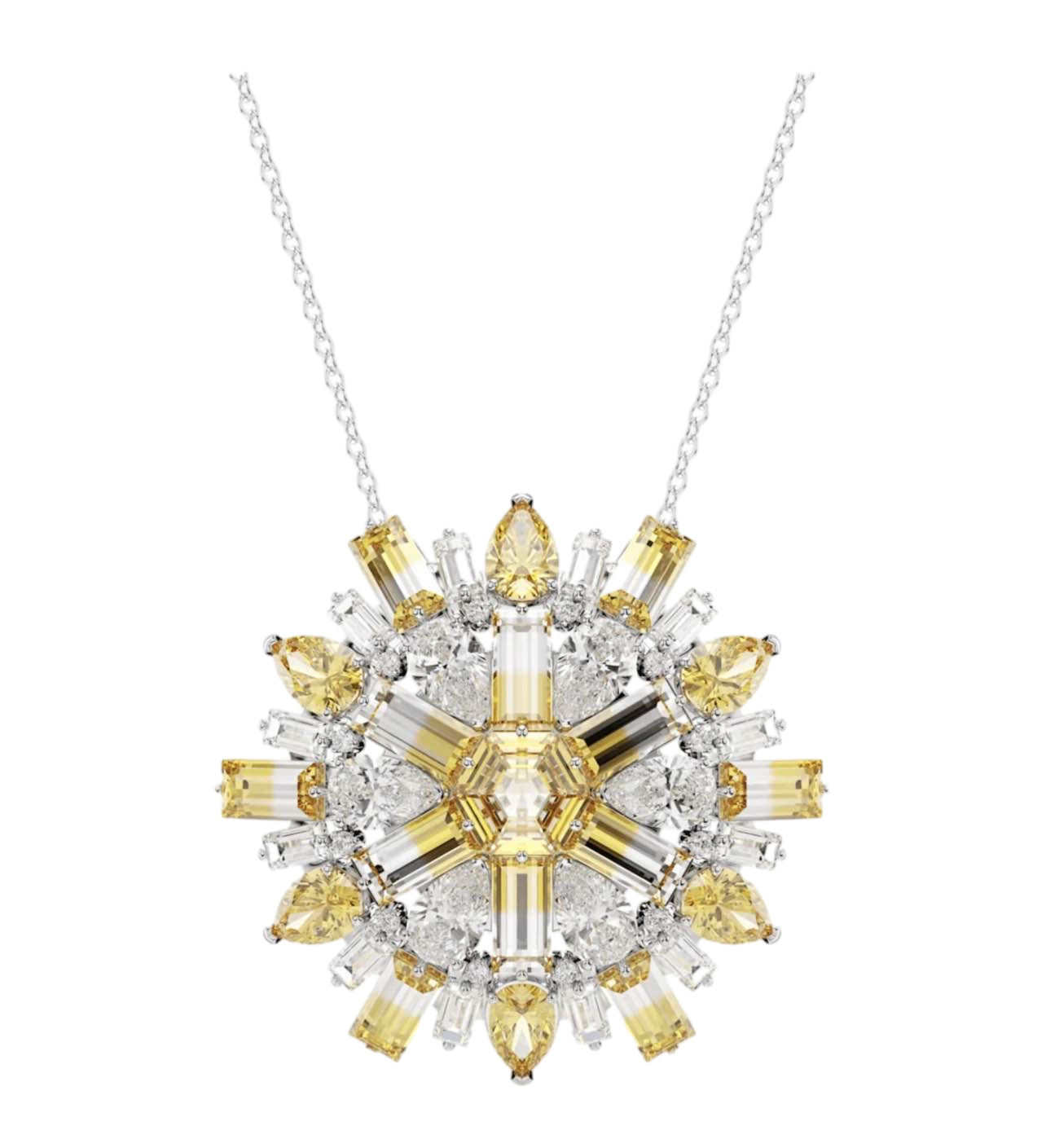 【Swarovski Outlet】Swarovski Pend Long Brooch Yel/Rhs  黃