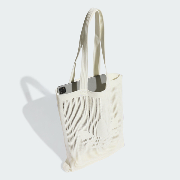 Adidas 愛迪達 Crochet Tb KD1001 側背包 肩背 斜背 白 托特包 針織包