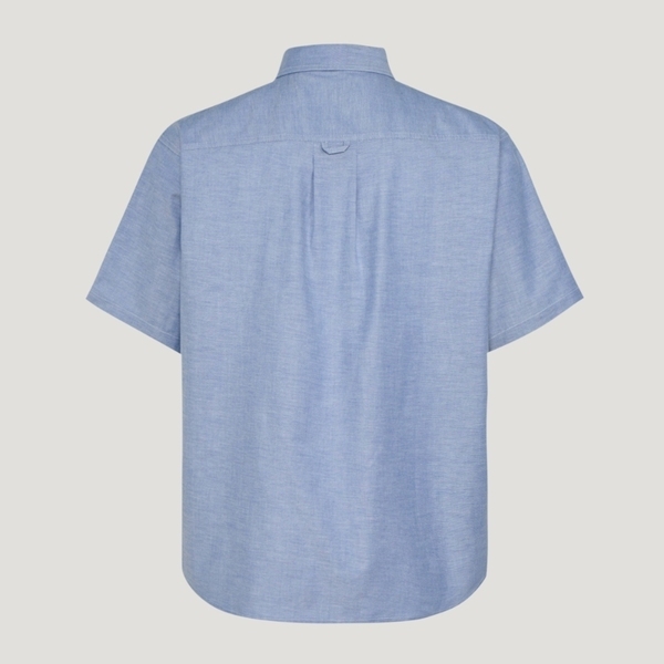 Adidas 愛迪達 Ss Shirt M KY5768 男 襯衫 藍 亞版 寬鬆 平織