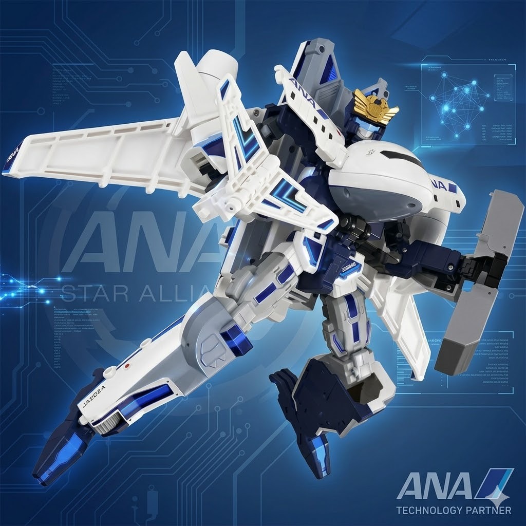 ANA全日空 英雄雙包裝特別組合 DX天空勇士噴射機