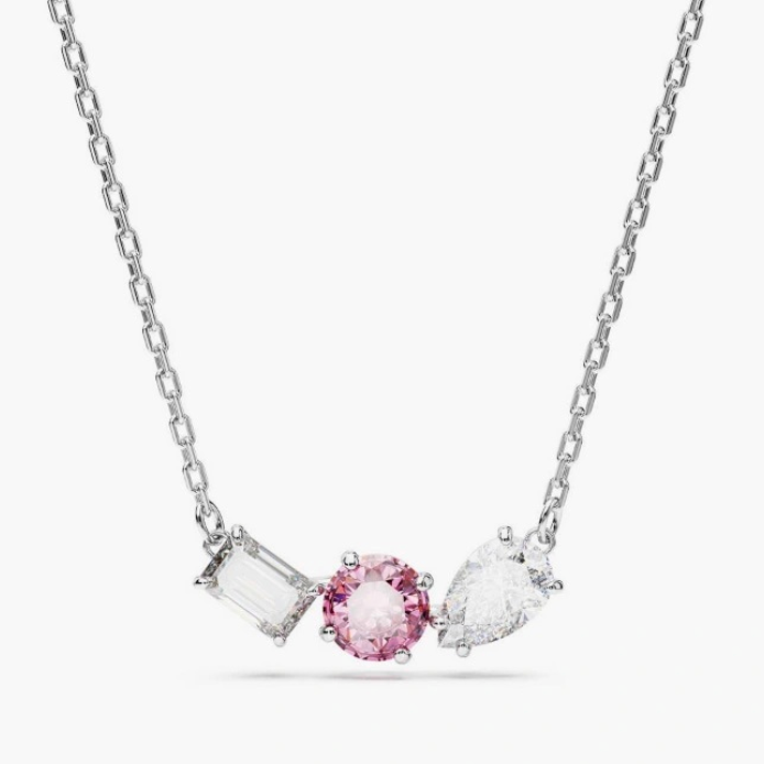 【Swarovski Outlet】Swarovski Pend Pink 1 White/Sis  銀