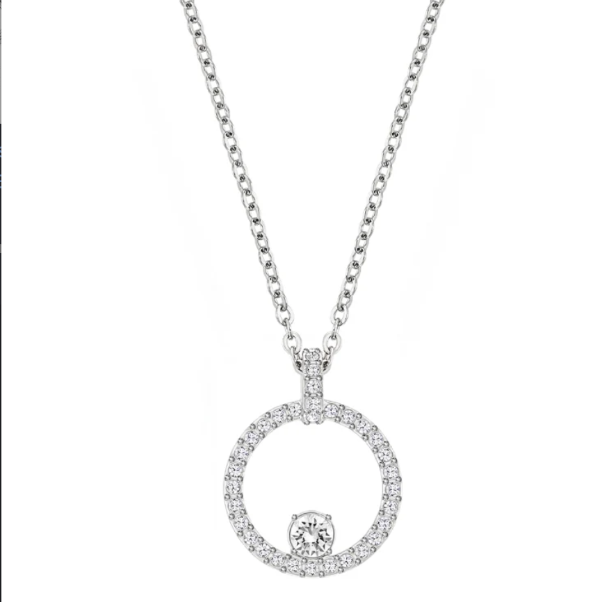 【Swarovski Outlet】Swarovski Pend Cir Cry/Rhs  銀