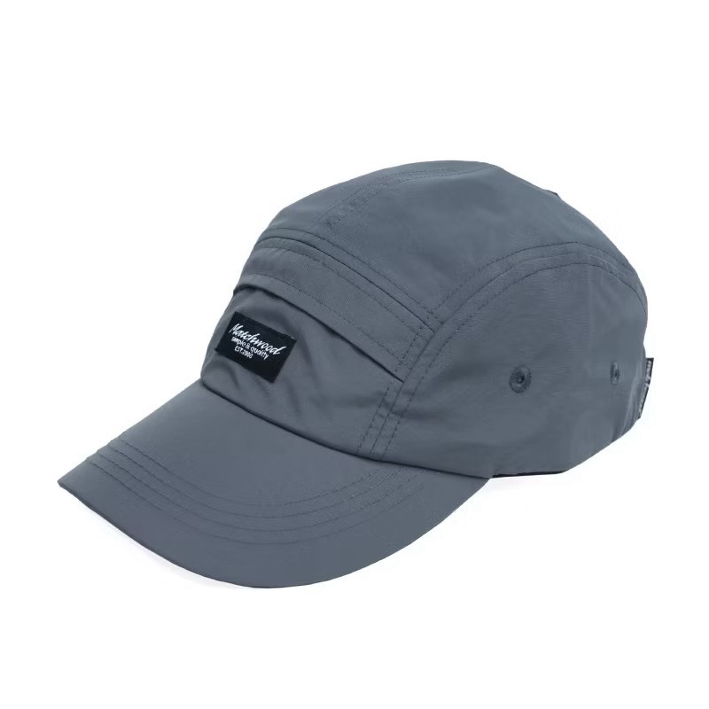 Script Label Camp Cap 五分割帽
