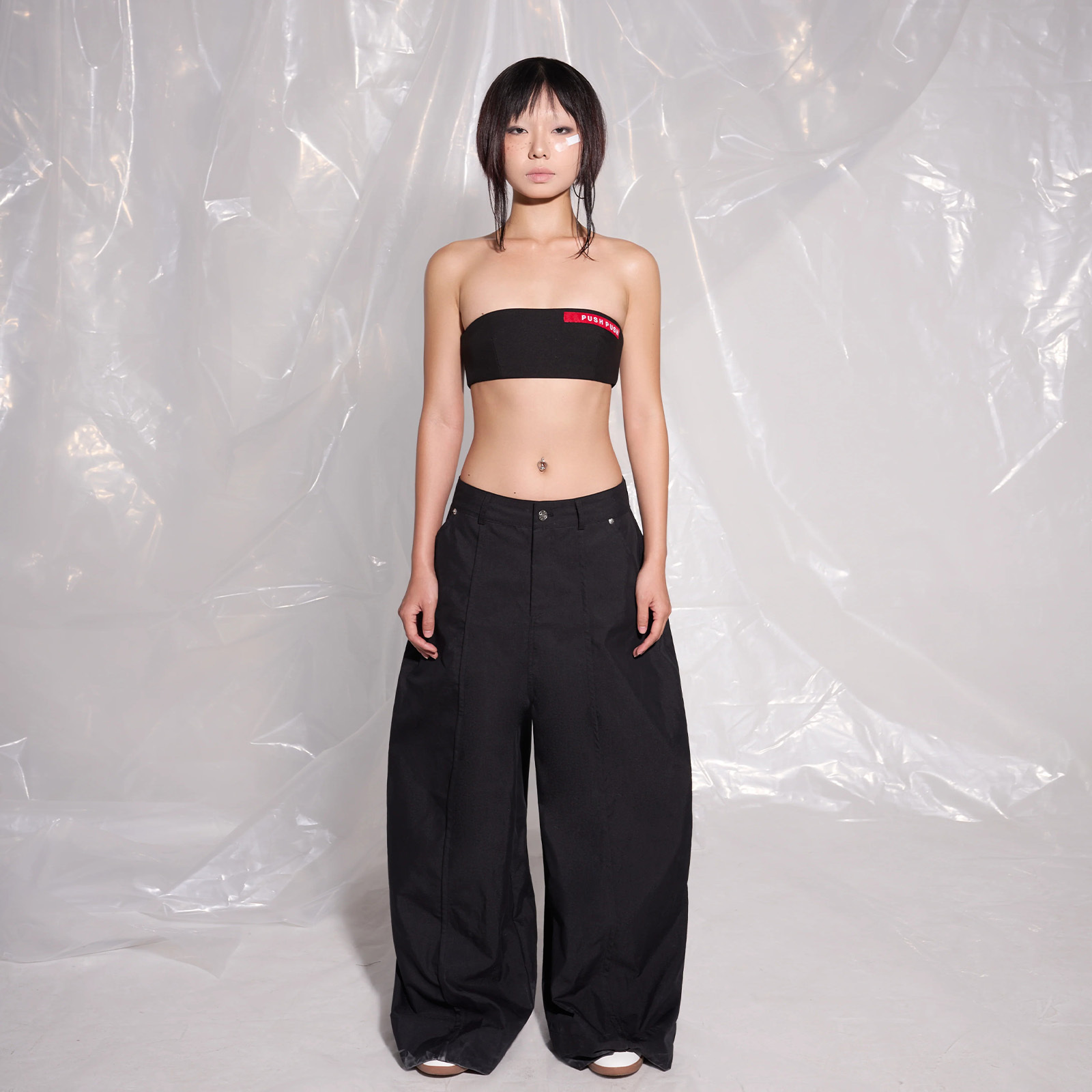 PUSH PUSH SONIC PANTS 寬褲 闊腿 廓形 寬鬆 長褲 彎刀褲