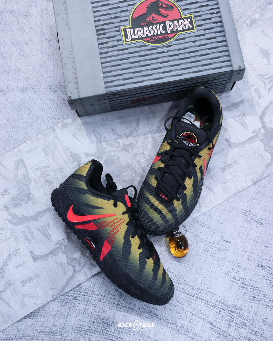 [海外連線代購] 大童鞋 女鞋 JURASSIC PARK X NIKE JA3 GS 'RAPTOR' 暴龍 侏儸紀 莫蘭特 回彈 實戰 緩震 籃球鞋【IV2627-001】JA