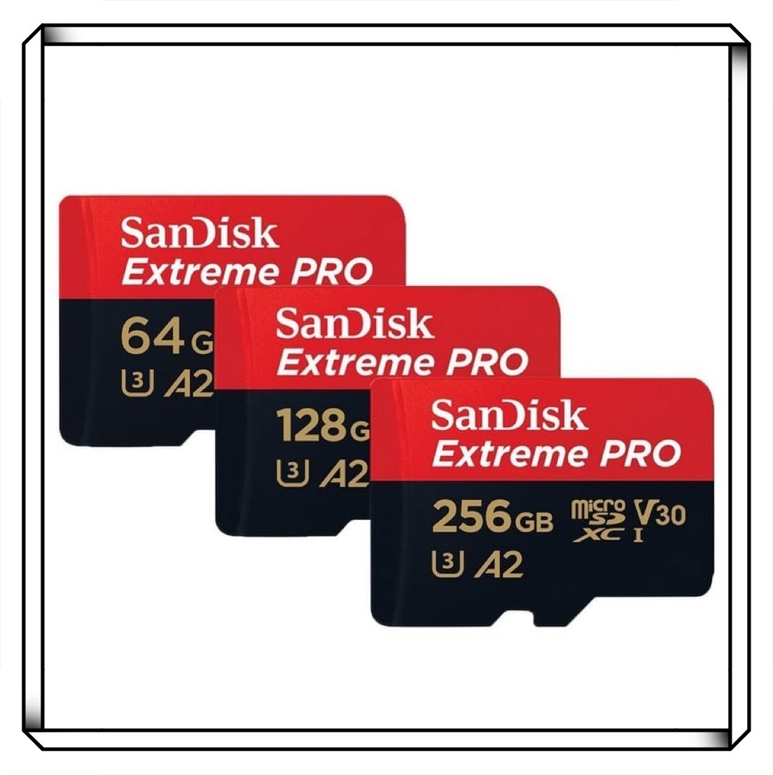 SanDisk Extreme PRO UHS-I (V30/A2) 64GB 128GB 256GB 512GB 1TB 高速記憶卡