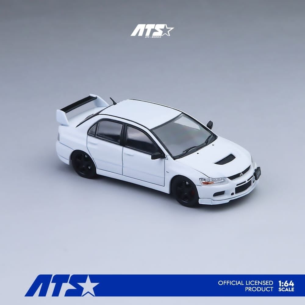 預訂:1/64 ATS Models Mitsubishi Lancer Evolution 9 White (ATS880803)
