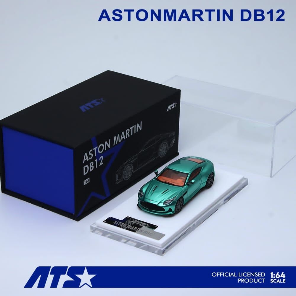 預訂:1/64 ATS Models Aston Martin DB12 Podium Green (ATS881305 )