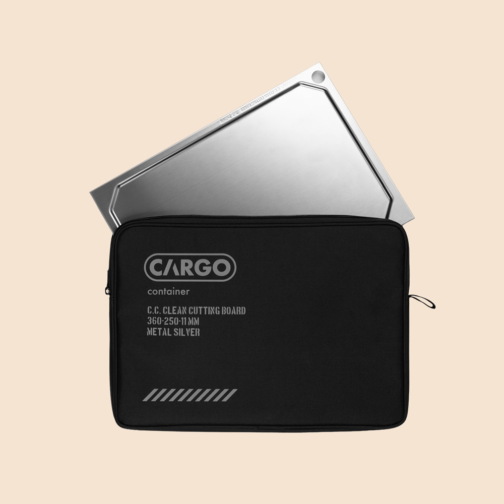 【CARGO】304不鏽鋼一單位料理盤 含收納袋