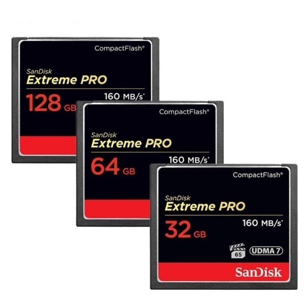 SanDisk Extreme Pro CF 160MB/s 32GB 64GB 128GB 專業級高速記憶卡