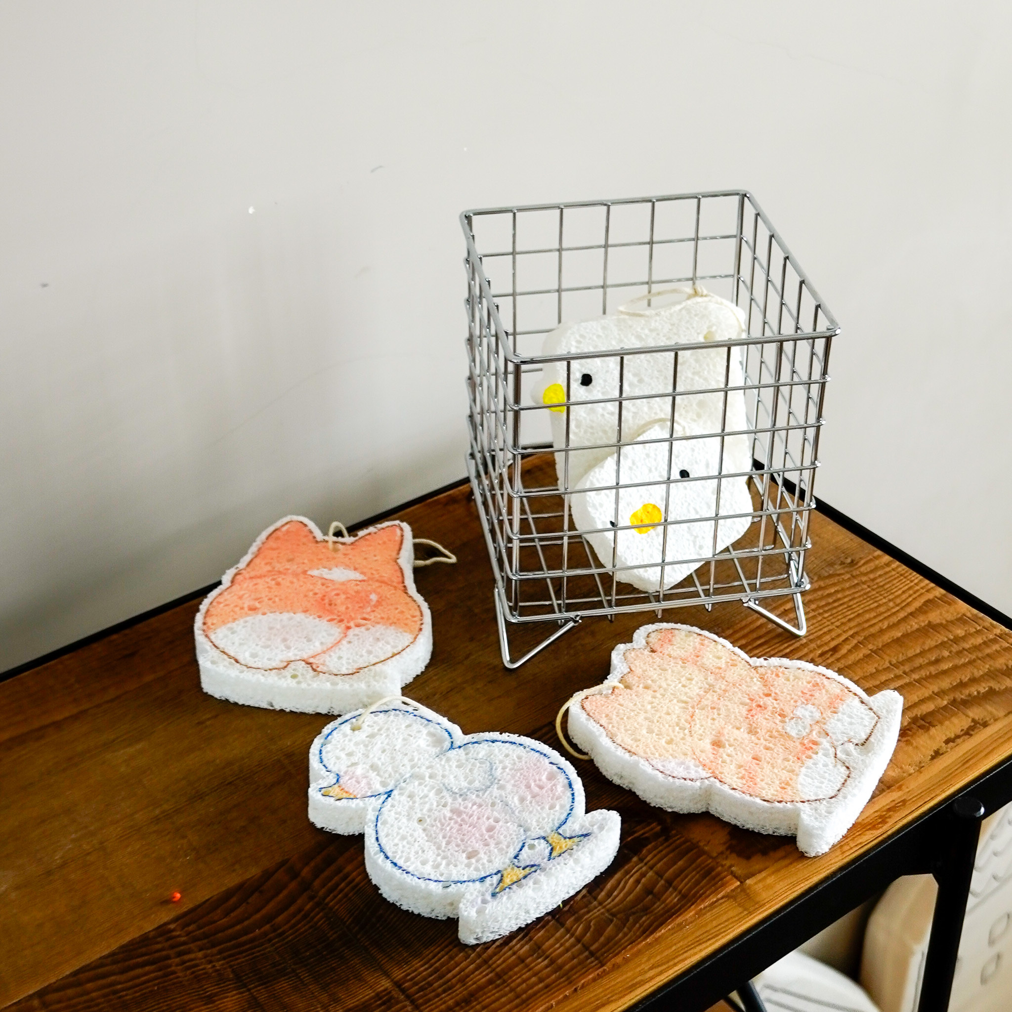 動物屁屁木漿棉 三入組