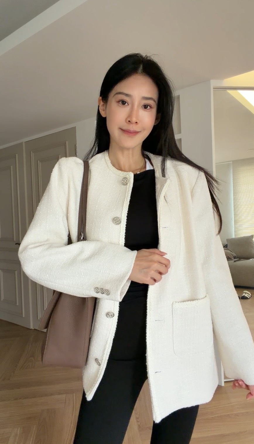 ｜韓國｜優雅小香風外套