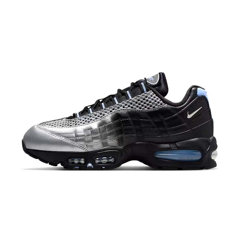 Nike Air Max 95 Big Bubble x Palace "Metallic Silver" 聯名 休閒鞋 黑銀漸層 男鞋 IQ7708-095 [台灣現貨]