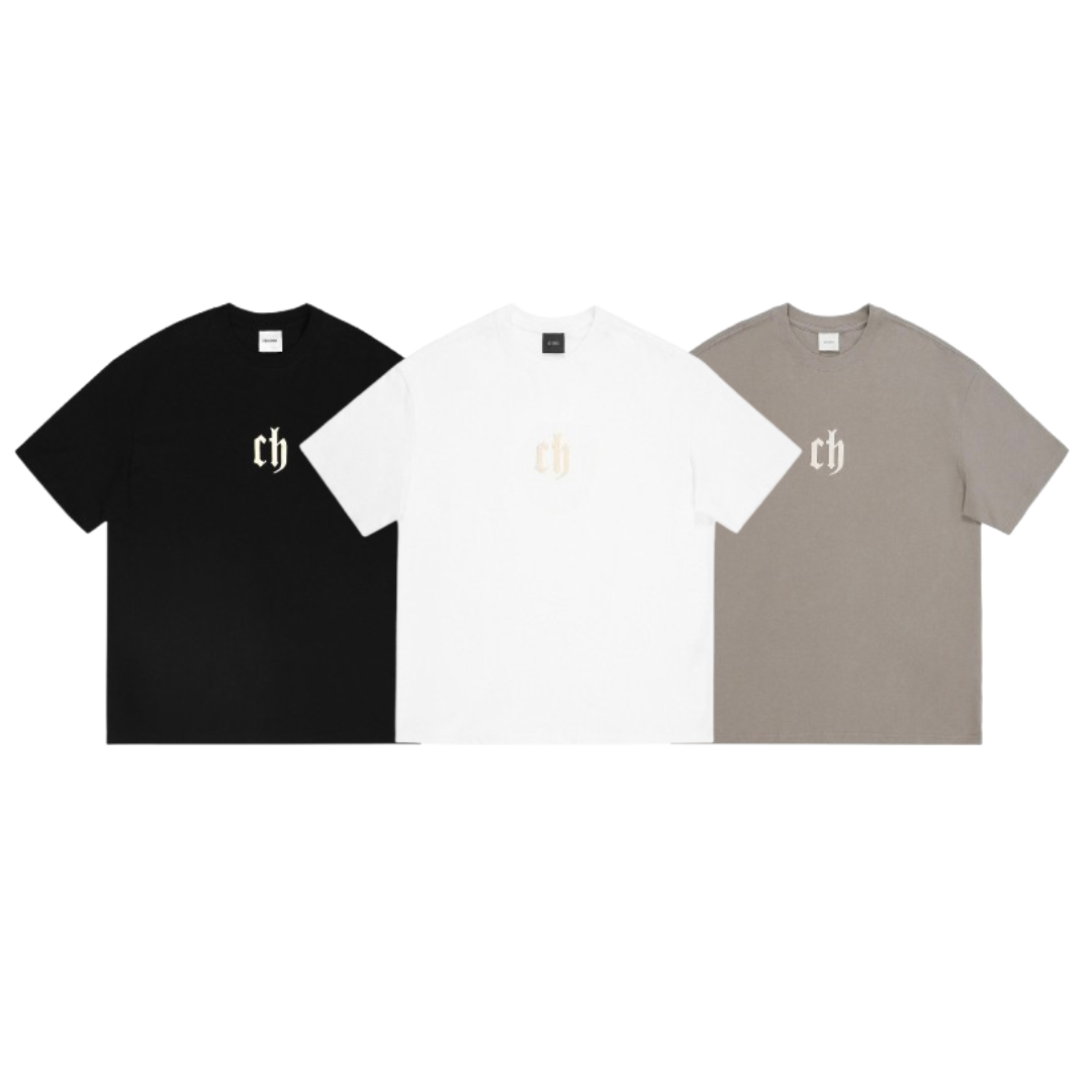 『代購商品』CHNISM 美式復古發泡LOGO 寬鬆基礎短踢 SC21021420