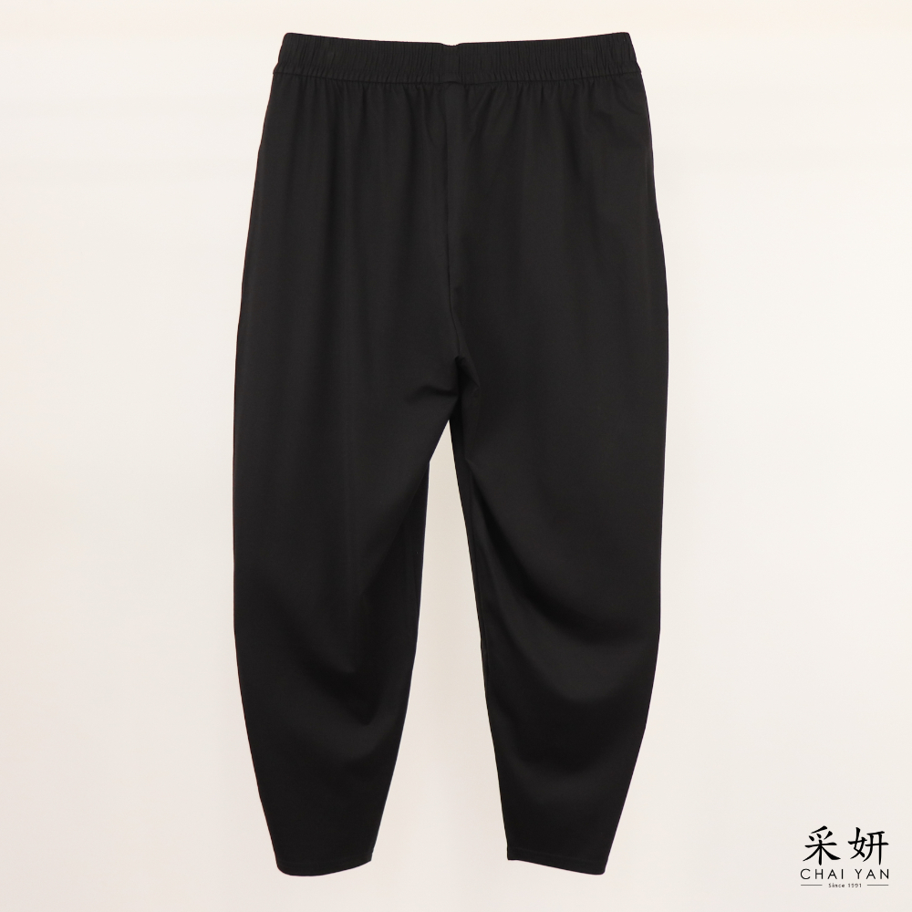 素面拼接透氣錐型褲