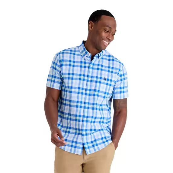 【預購】U.S. Polo Assn.  H051409 男士短袖襯衫