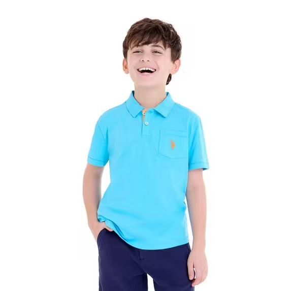 【預購】U.S. Polo Assn H051410 男童休閒有領上衣