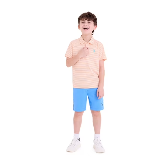 【預購】U.S. Polo Assn.  H051411 男童日常 Polo 衫