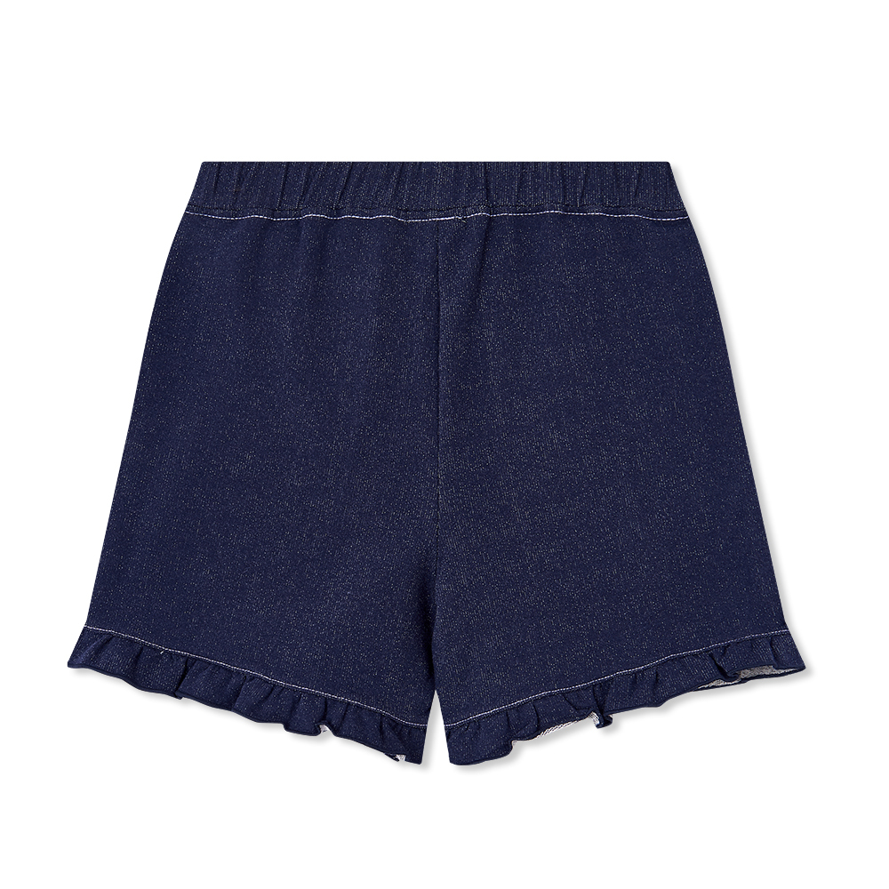 Girls Graphic Denim Shorts