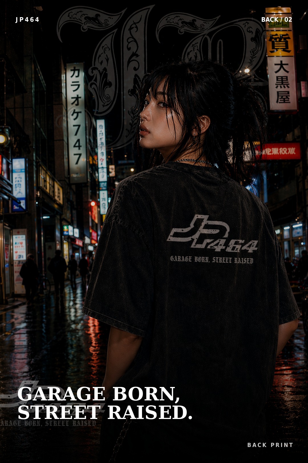 {JP464} Vintage Wash Heavy Tee