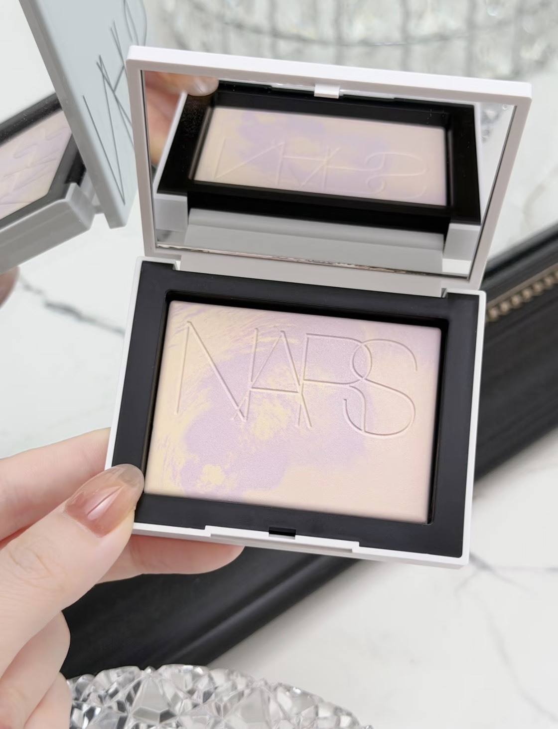 <缺貨隨時下架⚡️> NARS-裸光蜜粉餅10g #CONSTELLATION星河紫