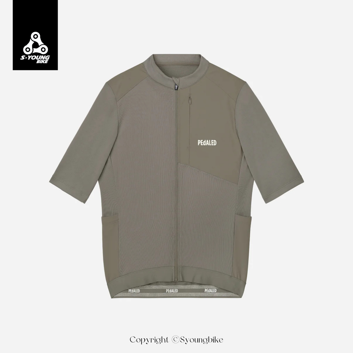 【PEdALED】ODYSSEY Merino Jersey 男短袖車衣 / Grey