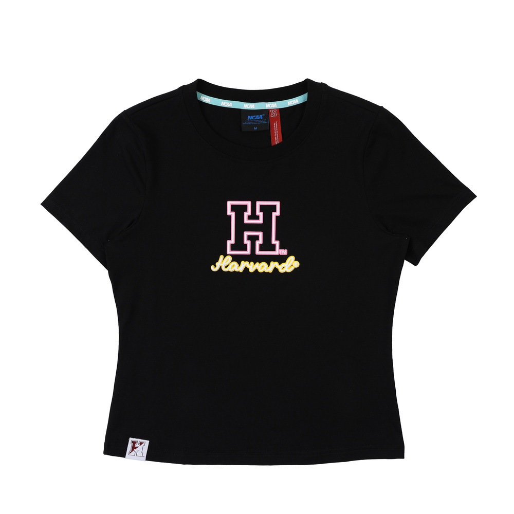 NCAA 短T 黑 HRV 霓虹 基本款 短袖 女 7622100920