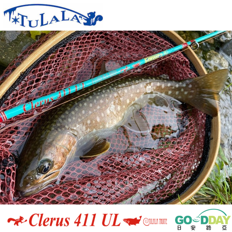 TULALA TRUITE CLERUS 411UL 微拋槍柄竿、溪流竿、鱒魚竿