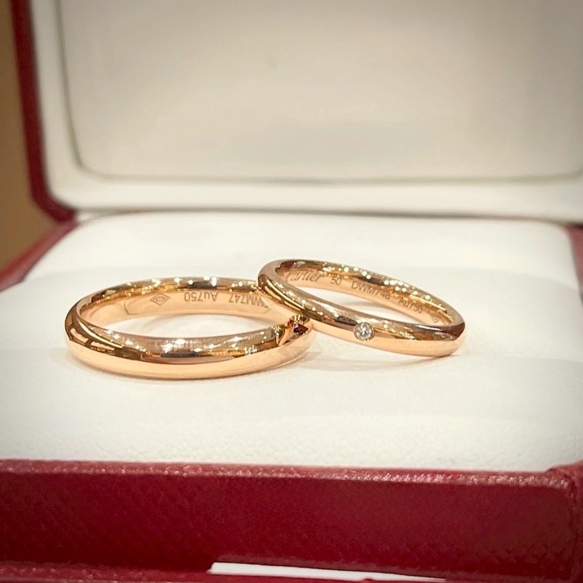 18k ”1895單鑽/光面圓弧高奢定製對戒系列