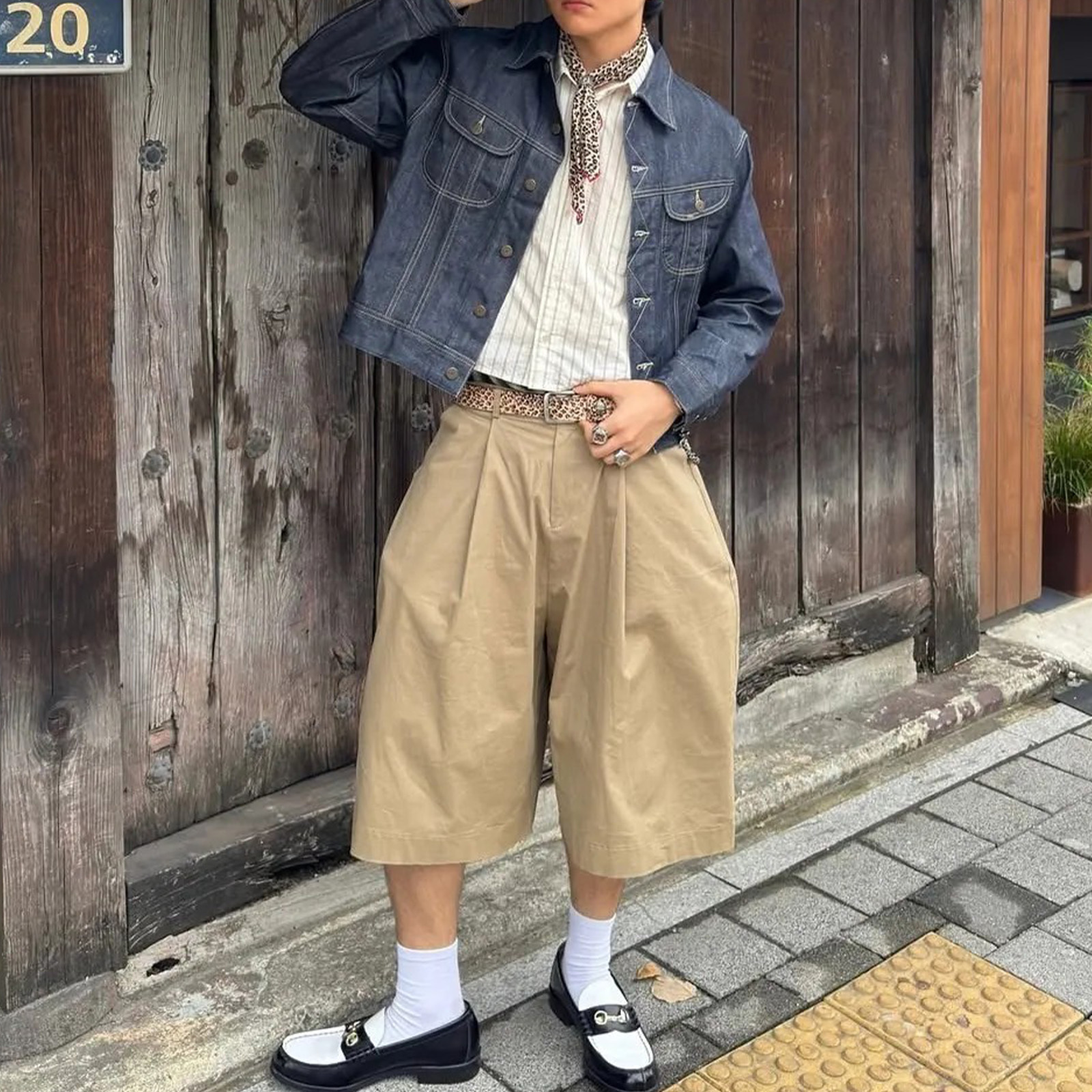 PUSH PUSH DUME JORT 七分褲 低腰 寬褲 闊腿