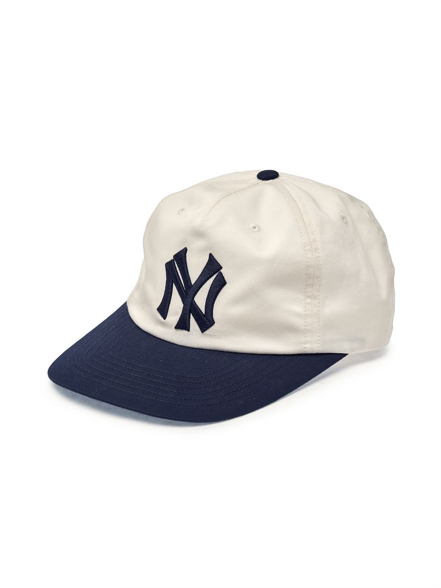 MLB x Karina 撞色棒球帽 Karina同款 NY 海軍藍 3ACPB666N-50NYS