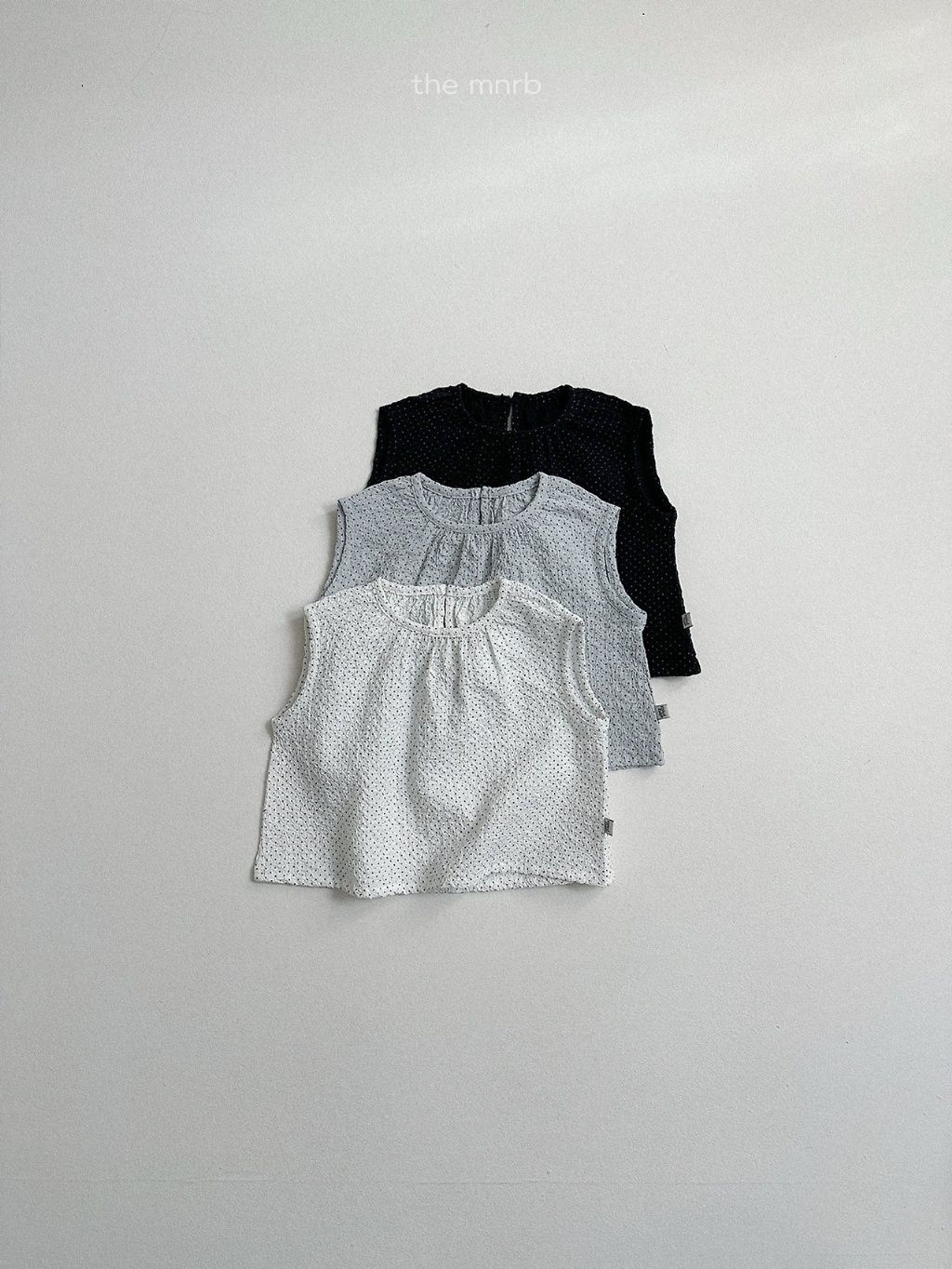 韓國🇰🇷Minirobe 點點皺皺布背心(S-XL)