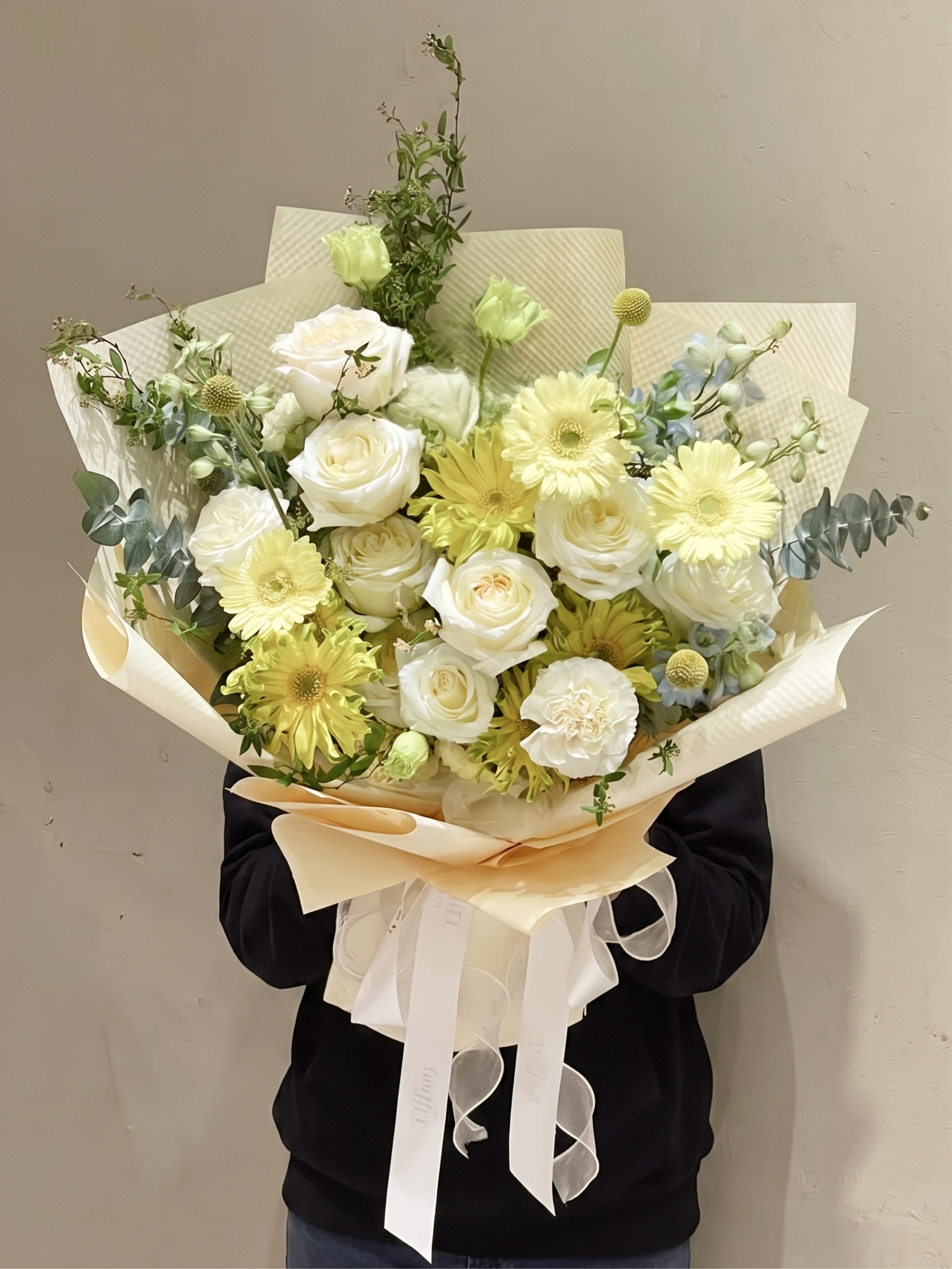 Stylish Rose Bouquet /XL /Warm colors